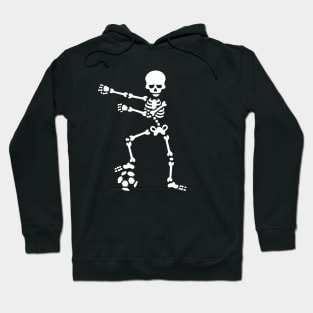 Football soccer the floss dance flossing skeleton Hoodie